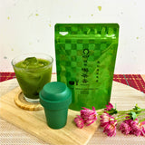 【加賀山中塗 Made in Japan】抹茶シェイカー&愛知県西尾産抹茶「喫茶去」セット※ネコポス便不可