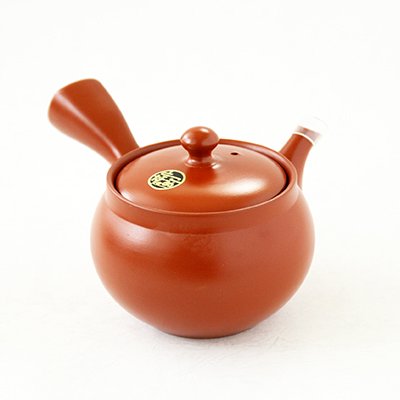 Tokoname ware Vermillion teapot with stainless steel filter 360ml