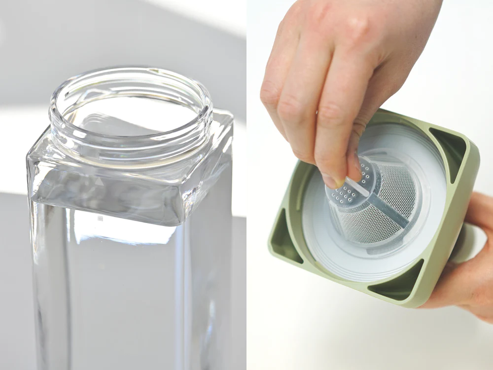 【静岡森産】 水出し緑茶「はまかぜ」160g詰&カークボトルセット