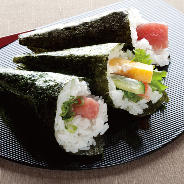 お盆の集まりに手巻き寿司！美味しい焼海苔ご用意しております。