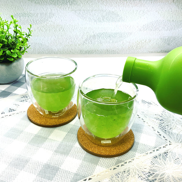 Cold-brewed green tea "Hamakaze" tea bag, Chacha Duckwards set 