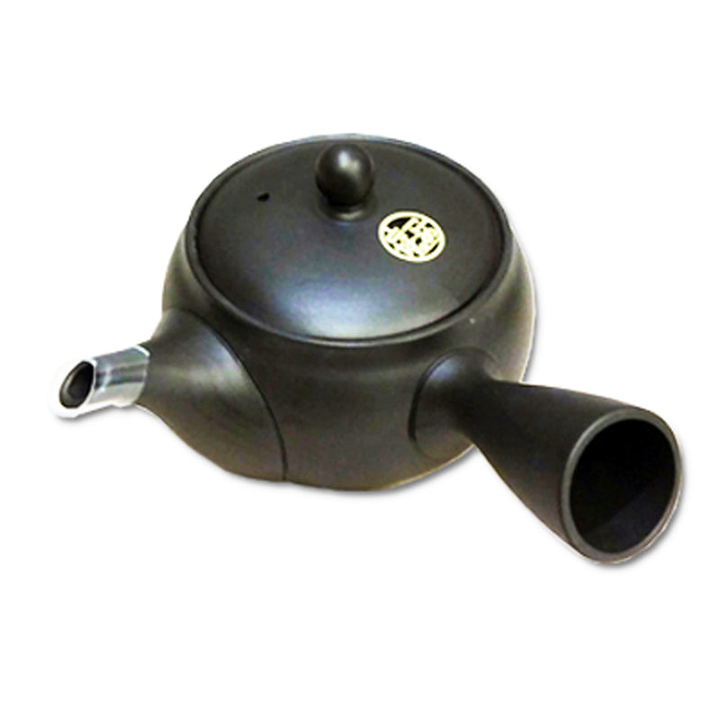 Tokoname ware black mud teapot with stainless steel filter 330ml