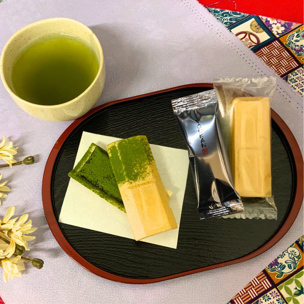 [Using Fukuoka Yame matcha & domestic ingredients] Matcha anmitsu (3 pieces)