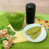 【愛知県西尾産】抹茶「喫茶去」＆ステンレスシェイカーセット※ネコポス便不可