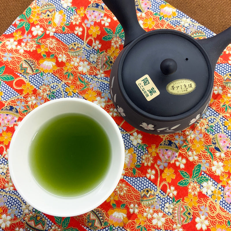 Delivery will be from October 12th to 18th. Founding festival limited special price Deep steamed green tea "Taikoban" 80g pack [Yabukita variety from Kakegawa, Shizuoka]