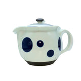 波佐見焼スーパーステンレスフィルター付ポット「丸紋ラインナイスポット」450ml