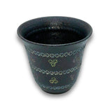 京焼・清水焼　南蛮帯三島カップ　300ml