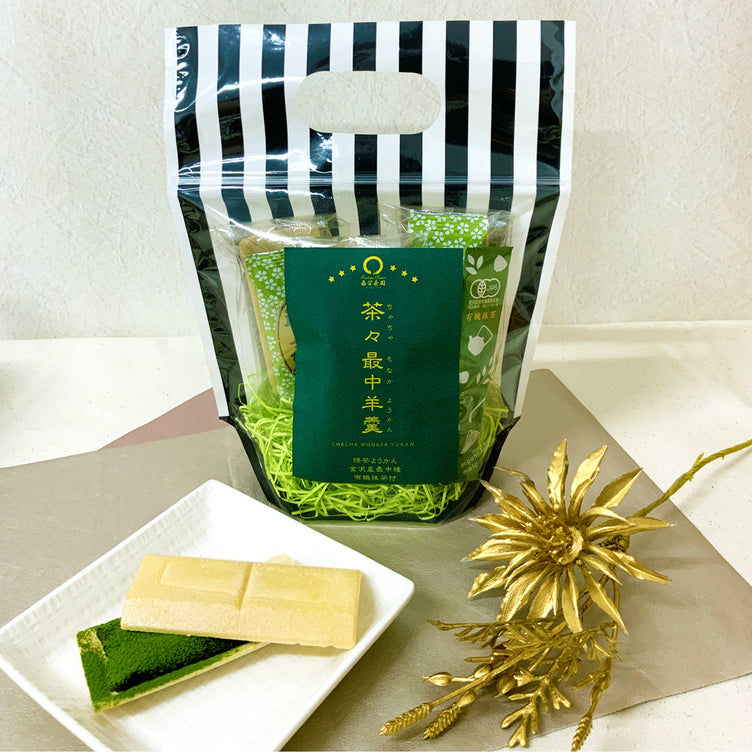 [Using Fukuoka Yame matcha & domestic ingredients] Matcha anmitsu (3 pieces)