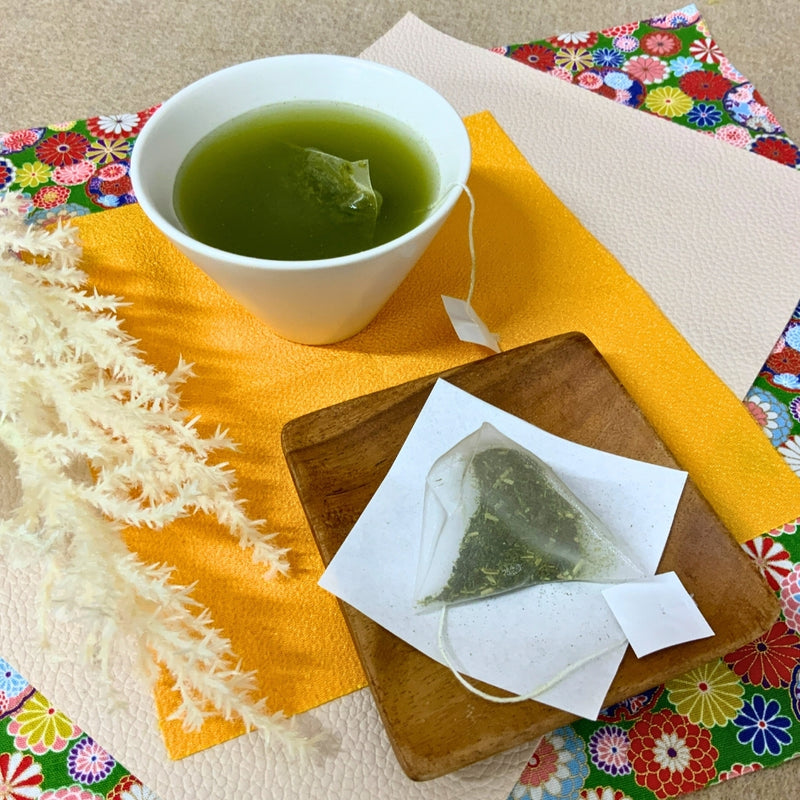 特別価格！贈答箱入！緑茶・ほうじ茶・抹茶入玄米茶「三種の紐付きティーバッグセット」※ネコポス便不可