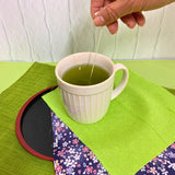 「国産原料使用」紐付き抹茶入玄米茶ティーバッグ【至福の香り】2.5gTB×10P入※ネコポス便不可