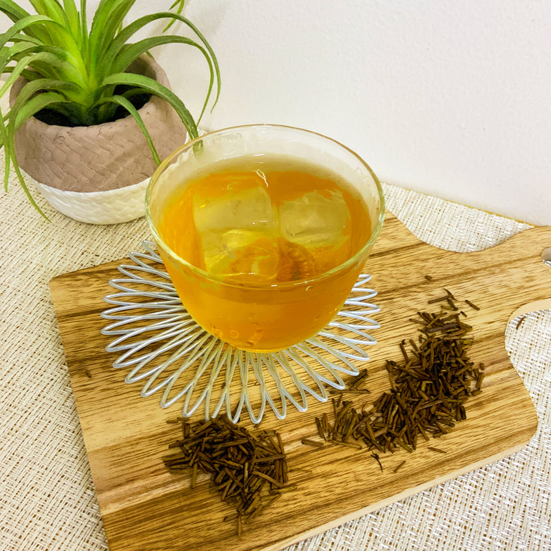 [Makino Shizuoka] Hojicha tea bag "Momidashi Dark Tea" Tetra type 5GTB x 20P without string * No mail service