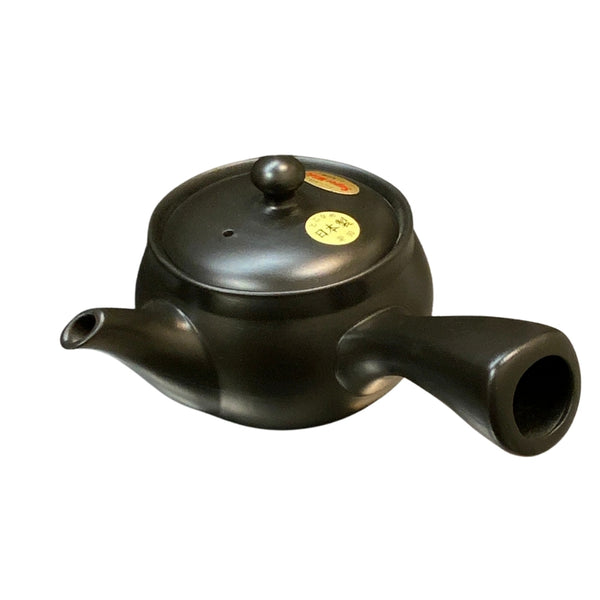 Tokoname yaki obi net teapot black 360ml shelf cut