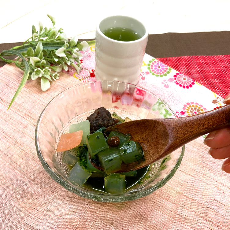 Recommended summer gift set [Shizuoka green tea “Hamakaze tea bag” & Fukuoka Yame matcha “Matcha anmitsu”] 