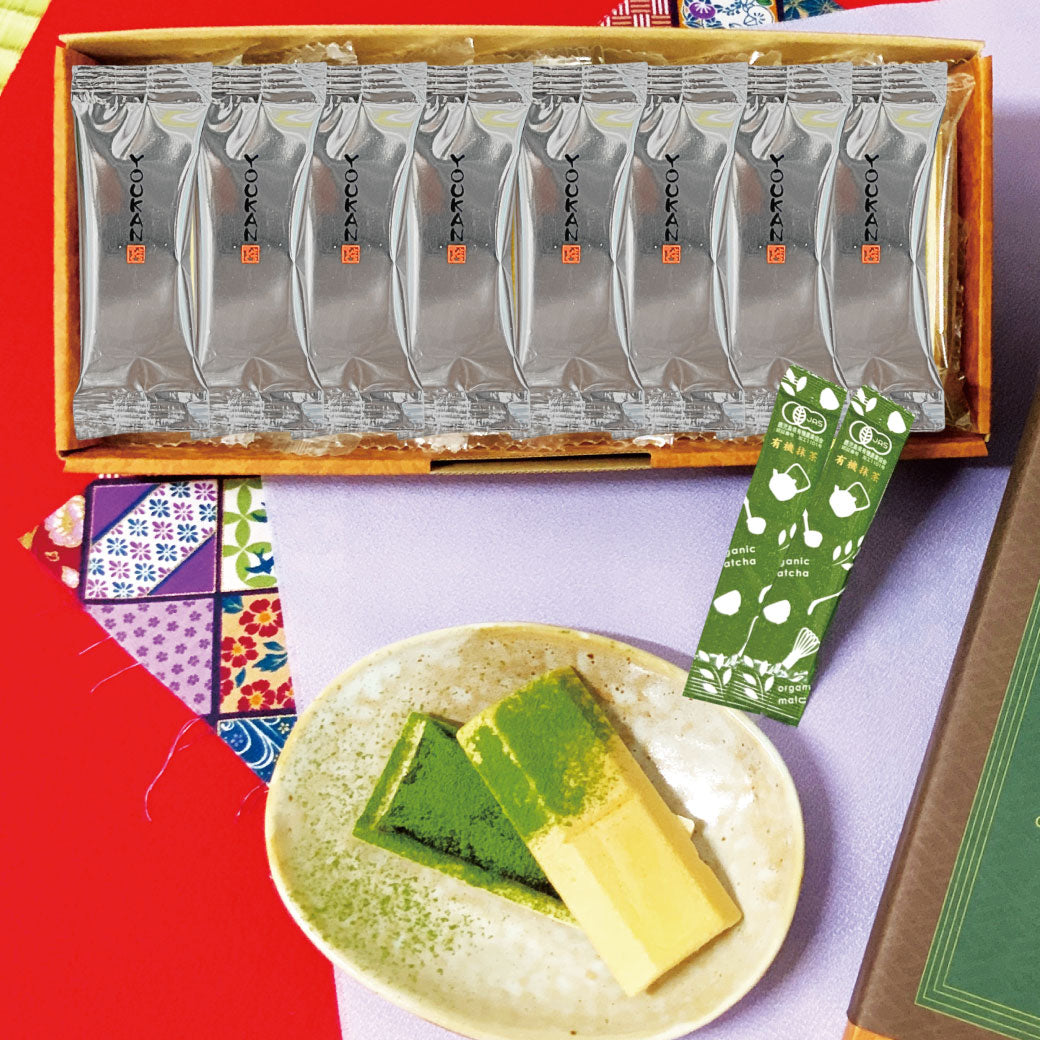 [Using Fukuoka Yame matcha & domestic ingredients] Matcha anmitsu (3 pieces)