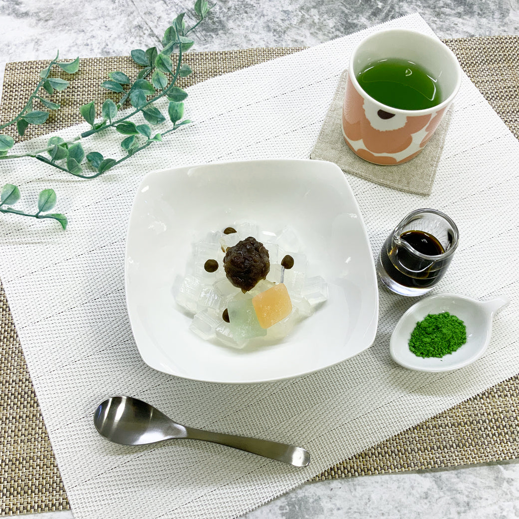 夏のおすすめギフト「抹茶あんみつ＆湘南ゴールドゼリー」セット
