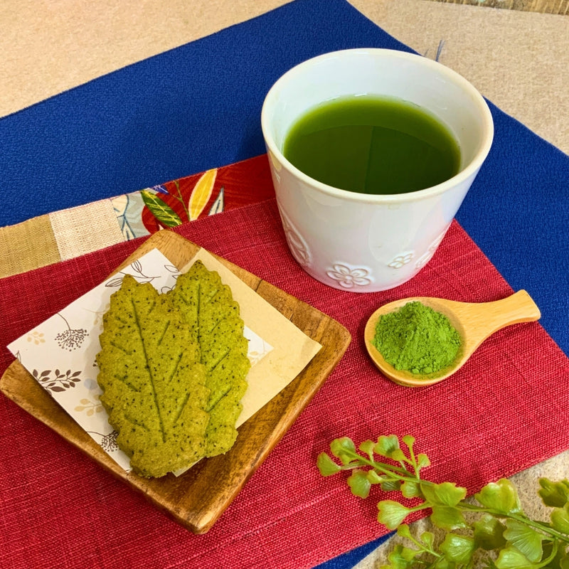 [Shizuoka organic green tea] Organic powdered green tea "Hot Breath Always Green Tea" 40g packed