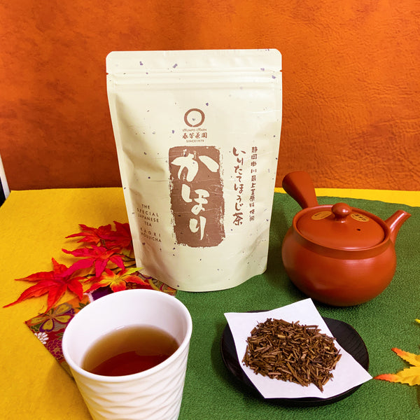 Delivery will be from October 12th to 18th. Special price limited to the founding festival "Kongari Hojicha" 100g pack [Using stems from Kakegawa, Shizuoka] *Mail delivery not possible