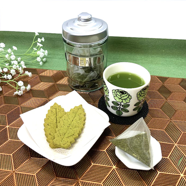 Web限定！送料込のまとめ買いセット【鹿児島産】有機抹茶入緑茶ティーバッグ２０ｐ入３本セット
