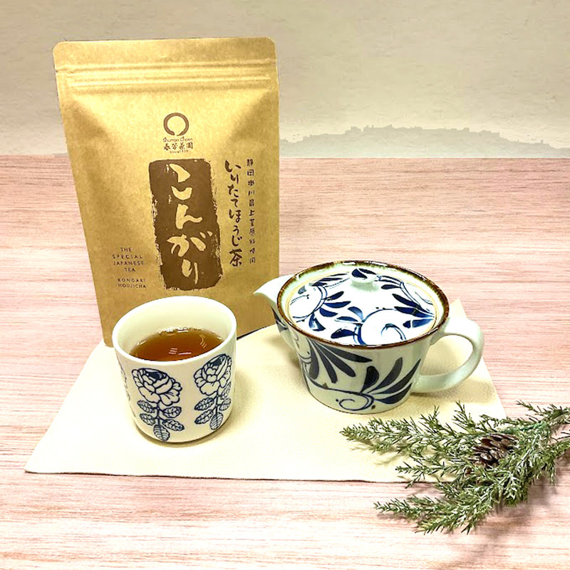 [Using stems from Kakegawa, Shizuoka] Freshly roasted roasted green tea "Kongari" 100g packed *No mail delivery