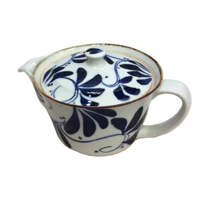 Hasami ware karakusa pot with stainless steel filter 275ml