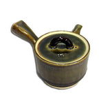 Hasami ware walnut teapot with stainless steel filter 300ml