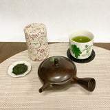 Tokoname ware Tamaryu Tenmoku potter's wheel obi teapot 250ml