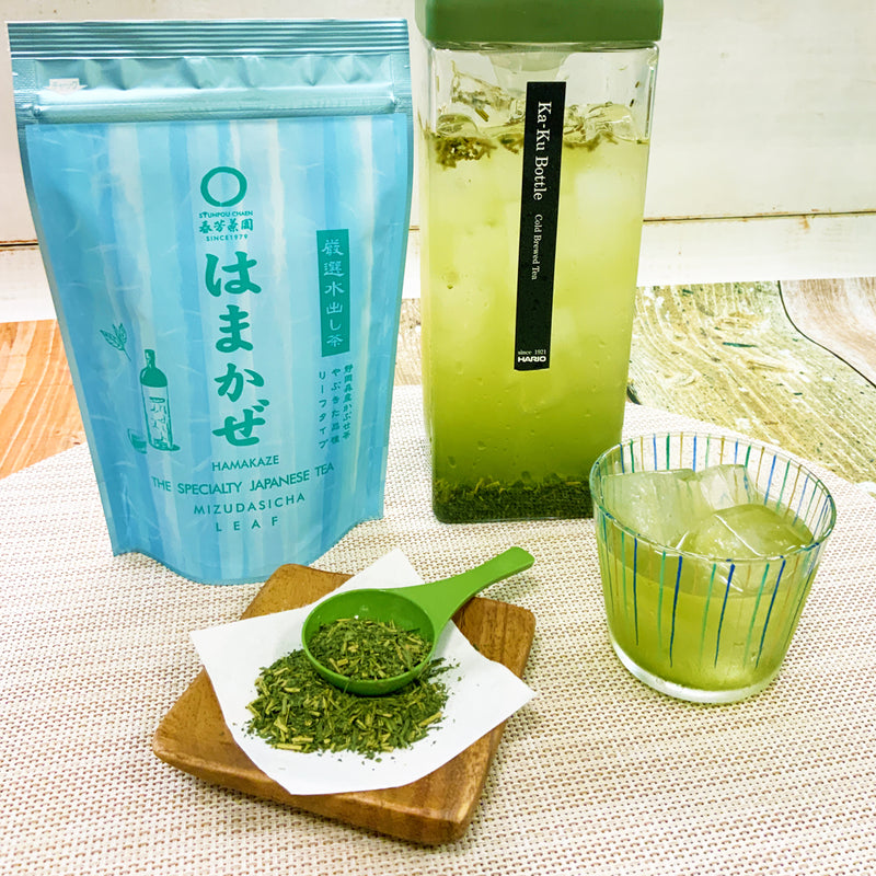 Regular price [3950 yen including tax] Kirk bottle &amp; [Mori Shizuoka] Cold brew green tea ``Hamakaze'' 160g packed
