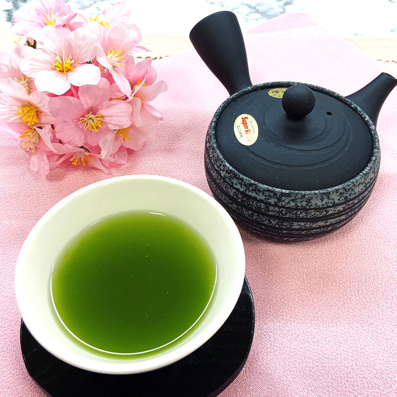 Tokoname yaki obi mesh teapot, 1,000 steps, black 300ml