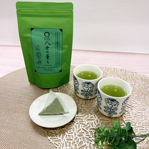 [Fukuoka Yame product] Green tea bag for teapot and pot "Yame no Kaoru" 5g x 20P pack *No mail delivery 