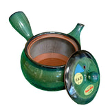 Tokoname ware green sea cucumber net teapot 450ml