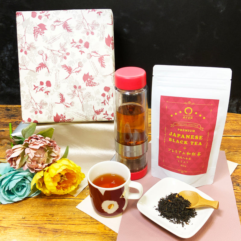 "Twisty Plus &amp; Fukuoka Yame Premium Japanese Black Tea Set" included! Bulk buying set including shipping! 