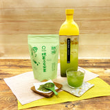 Regular price [3618 yen including tax] Kirk bottle &amp; [Shizuoka Makinohara] Economical 200g set of green rice tea with matcha