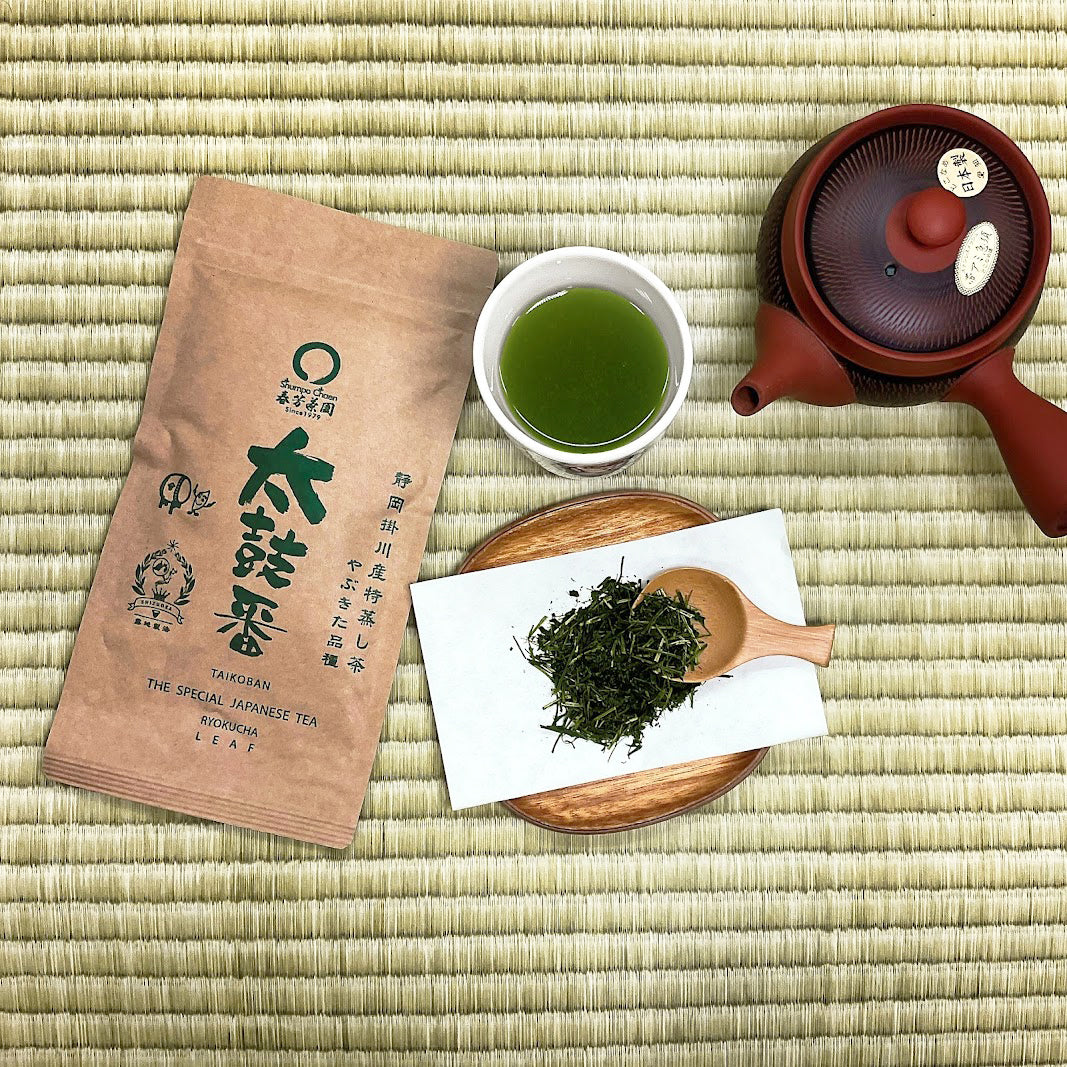 Deep steamed green tea Aracha 
