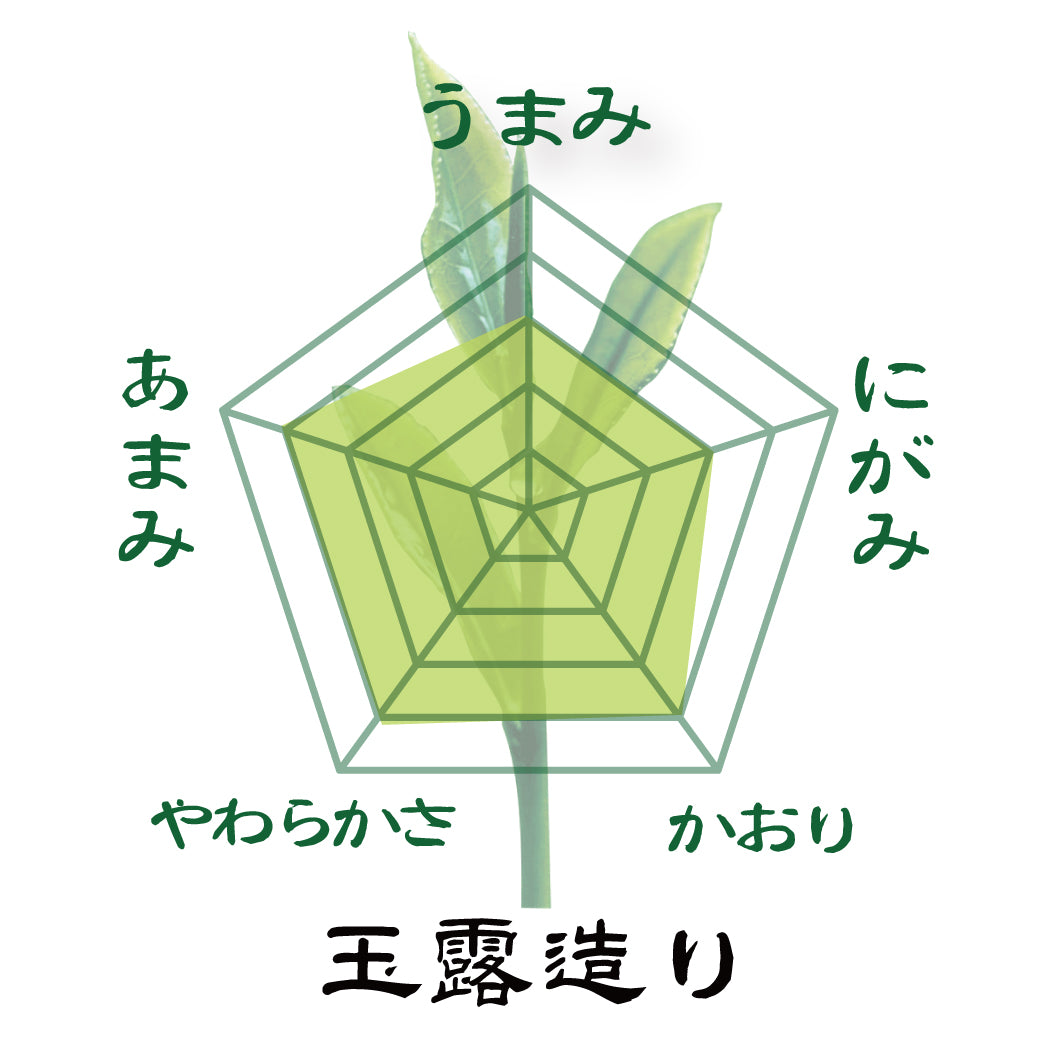 2024年度産新茶【鹿児島県大根占・知覧産】かぶせ緑茶玉露造り80ｇ ・ かぶせ緑茶ゆたかみどり80ｇセット